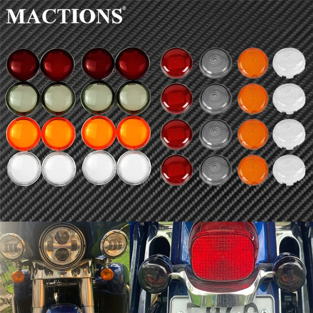 Cabochons de clignotants pour Harley Touring Softail Dyna - vue 1