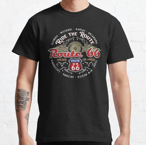 T-shirt Homme Route 66 Mother Road 100% Coton Grande Taille - vue 13