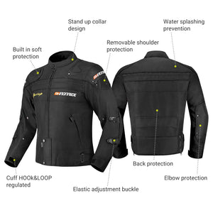 Blouson moto tout-terrain imperméable - vue - vue 6
