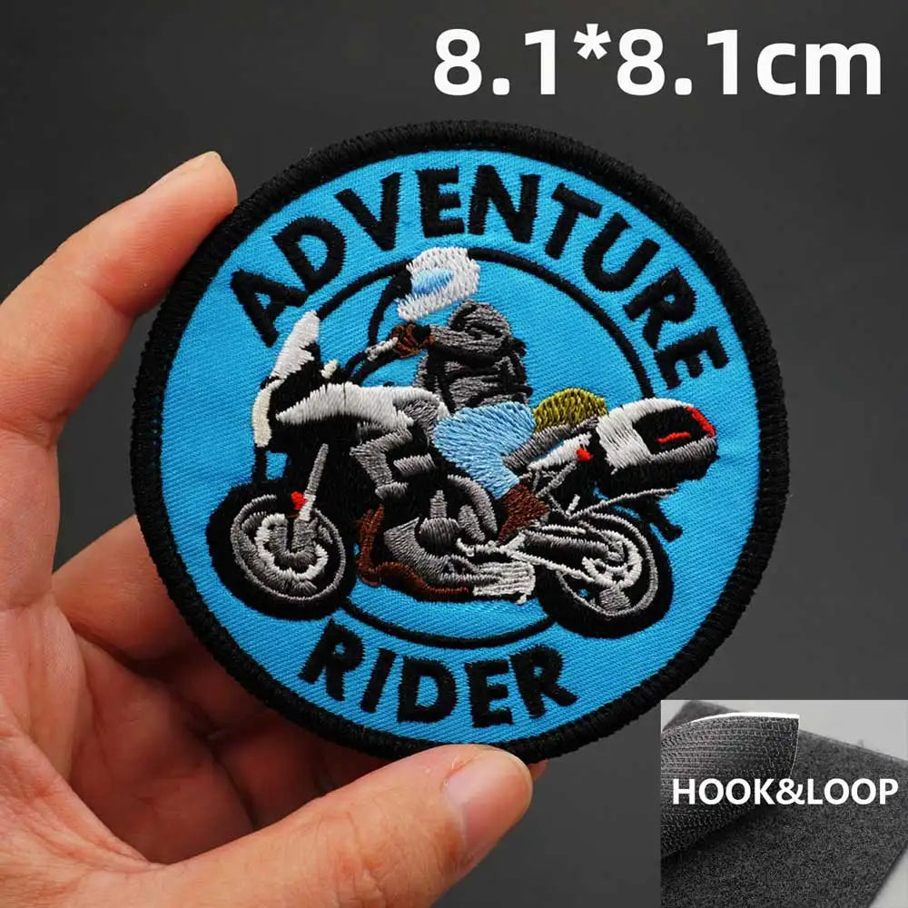 Écusson Adventure Rider simili-cuir - vue 6