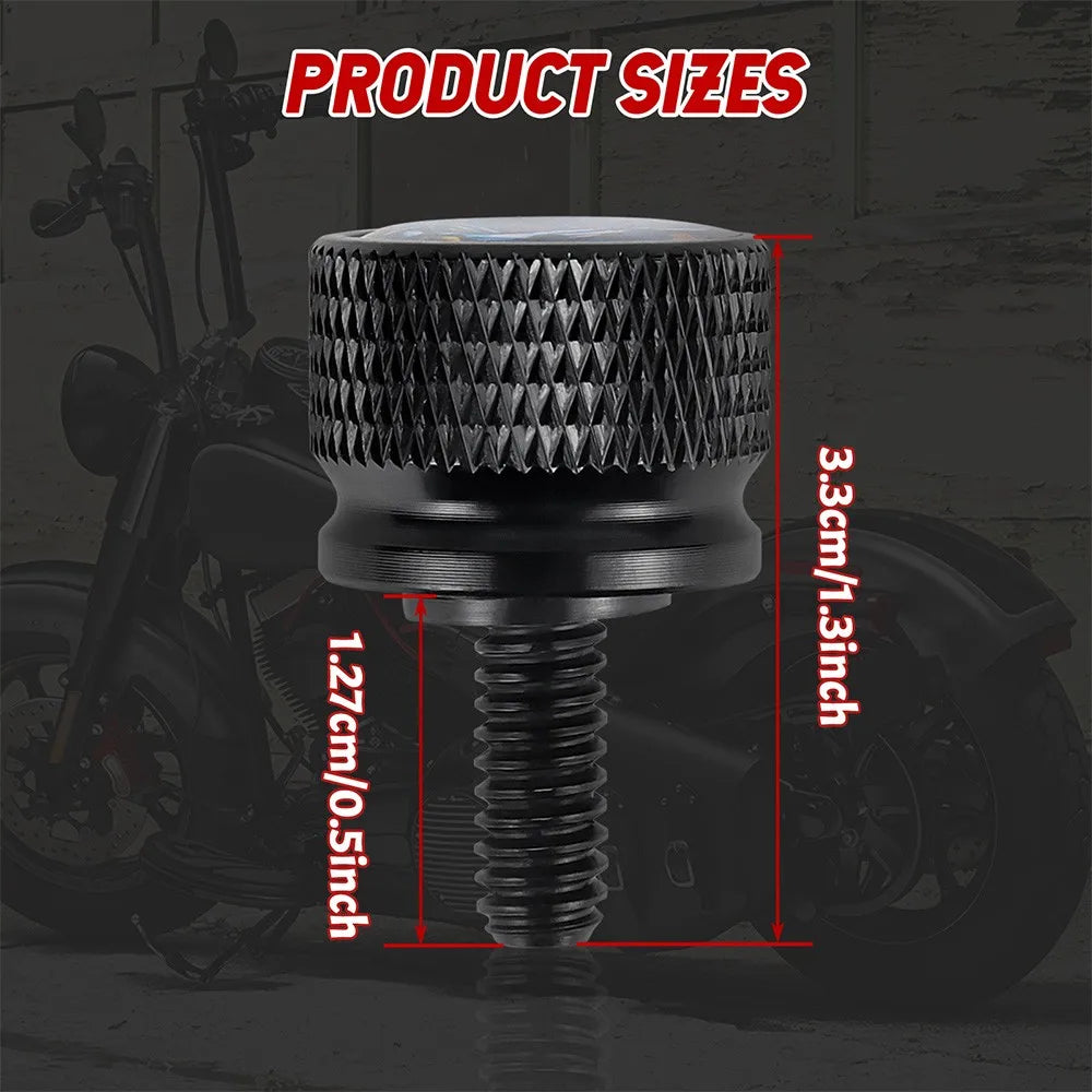 Vis de selle moletée pour Harley Sportster Dyna - vue 6