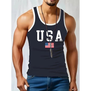 Débardeur homme aigle USA 250 ans - vue 13