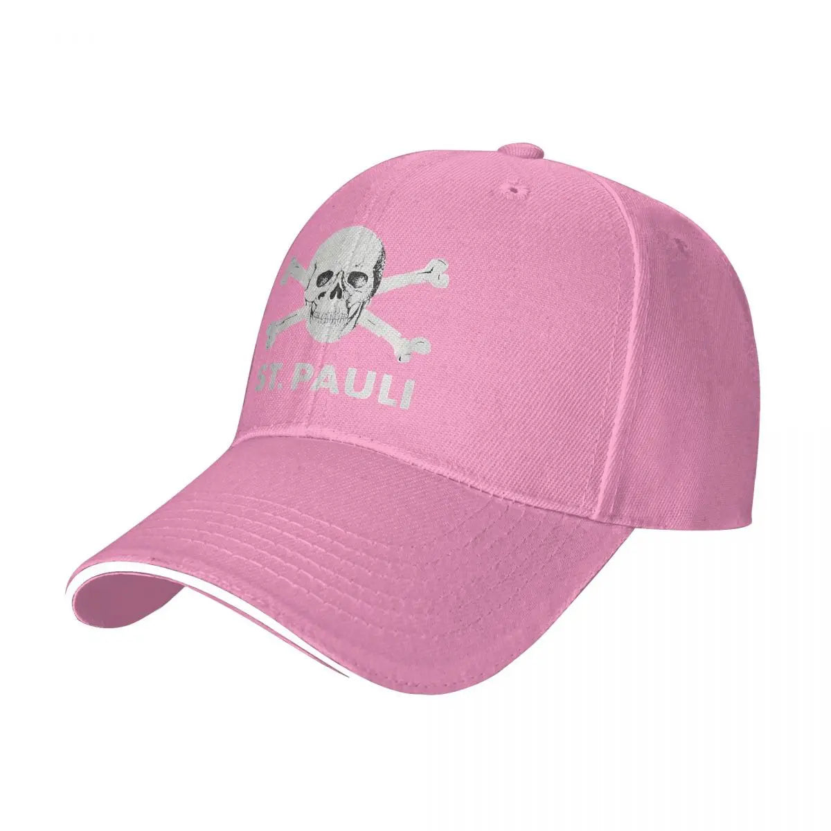 Casquette baseball noire motif tête de mort - vue de face - vue 8