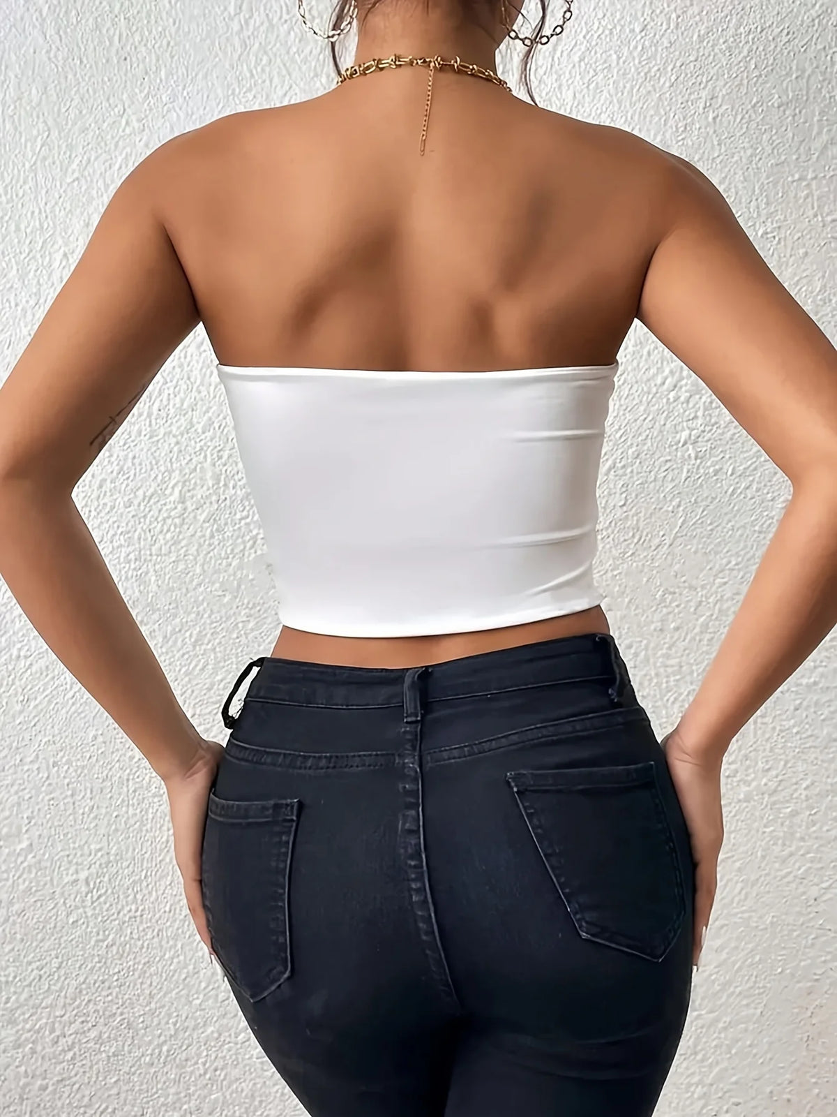 Top bandeau imprimé femme - vue 3