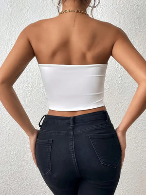 Top bandeau imprimé femme - vue 3