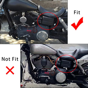 Caches de batterie pour Harley Dyna - vue 2