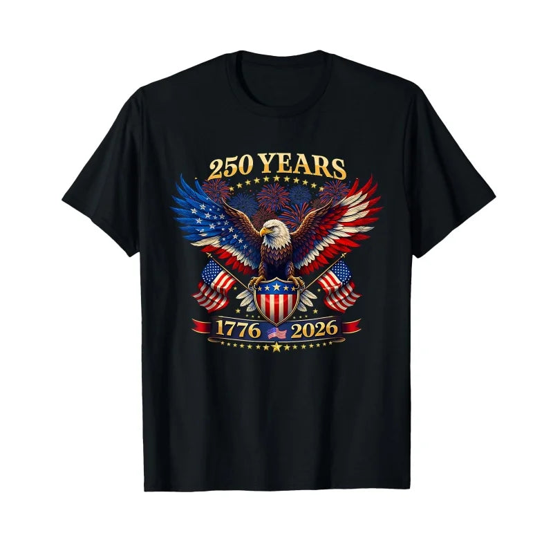 T-shirt Homme Aigle Drapeau USA 250 Ans - vue 4
