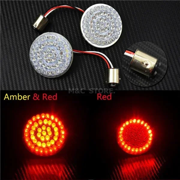 Inserts LED 1157 de clignotant pour Harley Touring Softail Dyna - vue 8