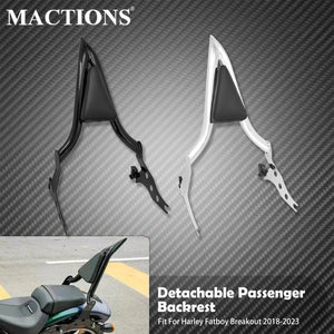 Dossier Passager Sissy Bar Détachable - Harley-Davidson Softail Fat Boy et Breakout 2018-2023 – photo 1/8