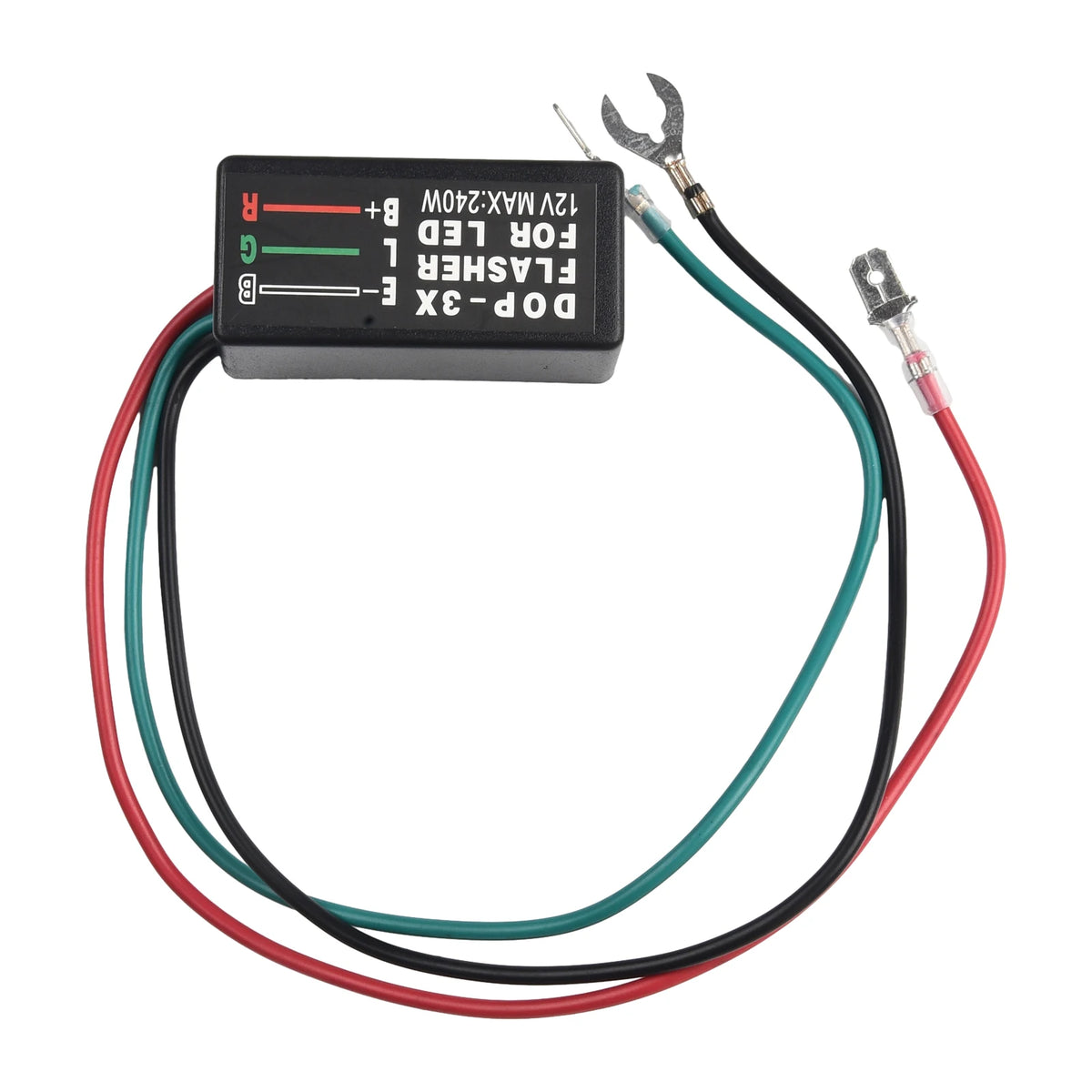 Centrale clignotant LED 3 fils 12 V pour Harley - vue 5