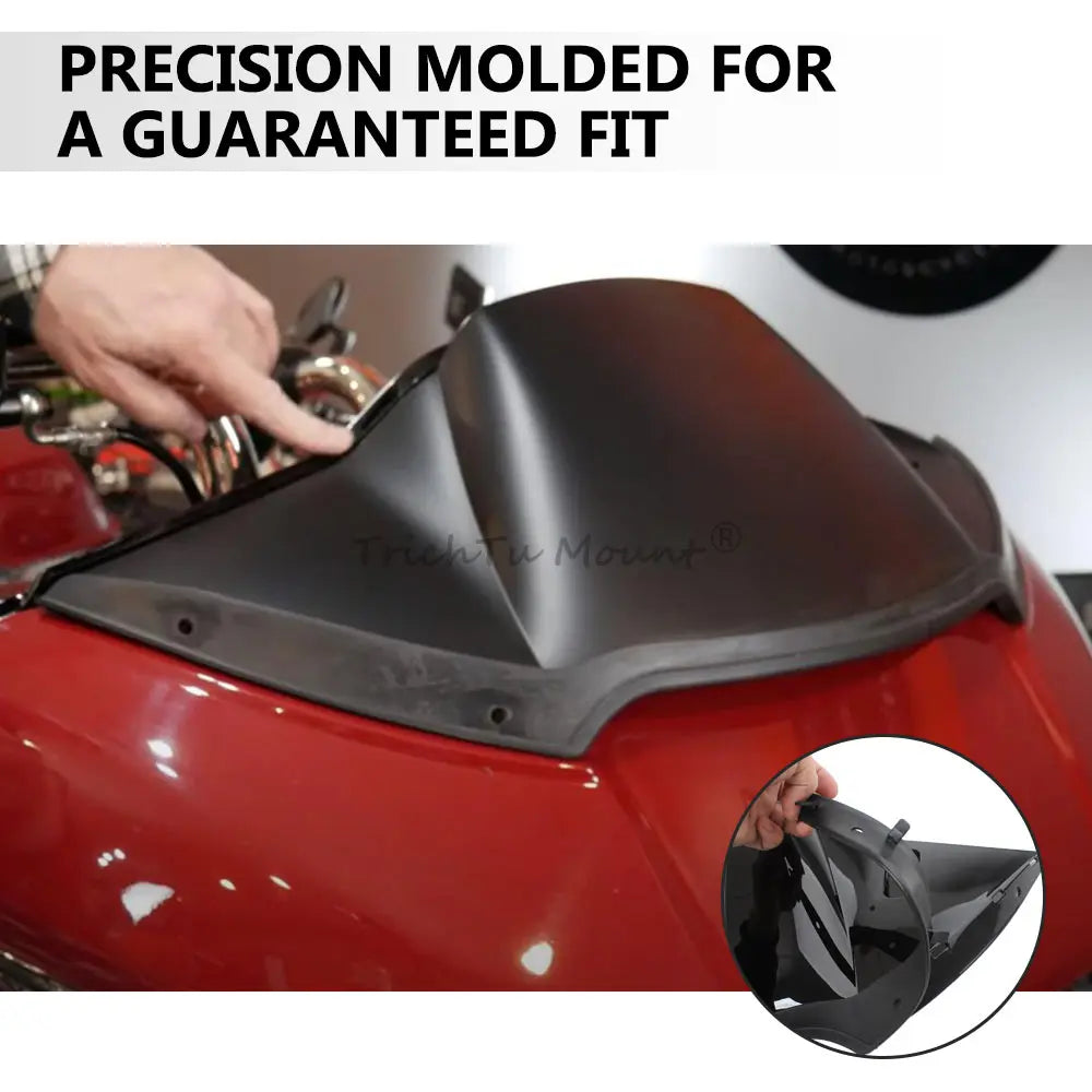 Cache de conduit d'air noir pour carénage de Harley-Davidson Road Glide - vue 4