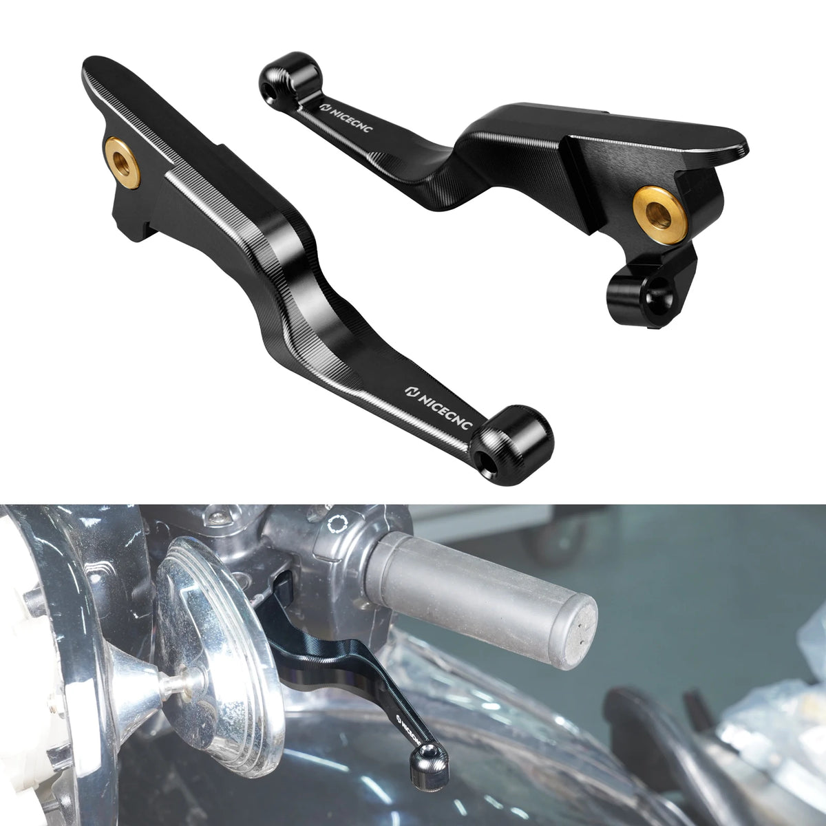 Leviers et poignées aluminium pour Harley Touring 2017-2020 - vue 19