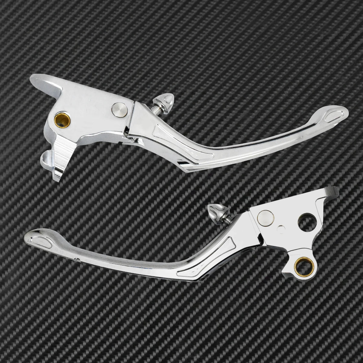 Levier de frein/embrayage réglable CNC - Harley Softail Heritage, Breakout, Street Bob FXLR, Deluxe FLSB 2015-2017 – photo 6/7