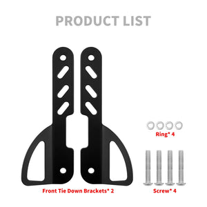 Supports d'arrimage avant chromés pour Harley-Davidson Touring - vue 3