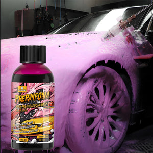 Shampoing Mousse Magique Rose pour Lavage Auto/Moto - Prélavage Haute Concentration – photo 1/11