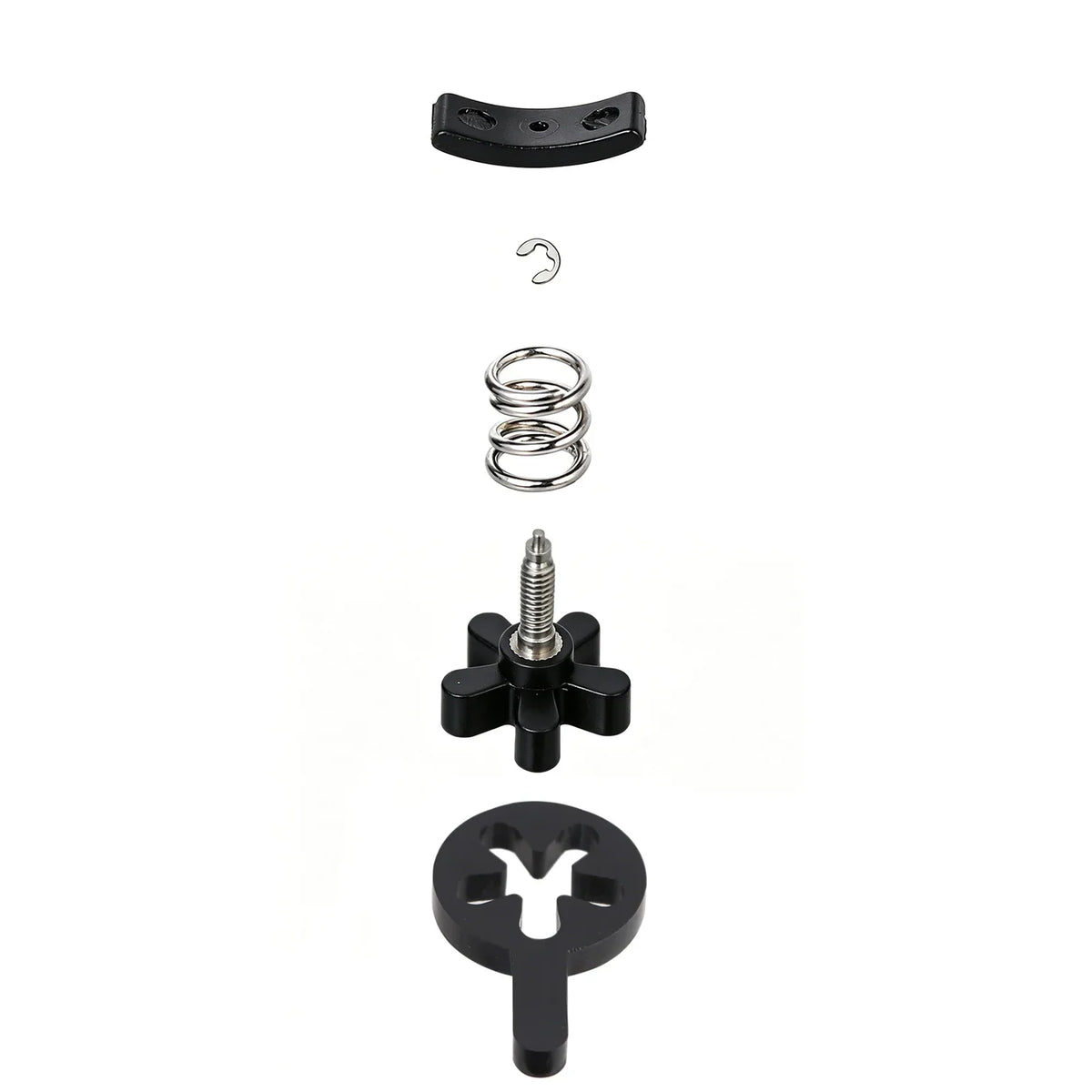 Kit de vis de tension d'accélérateur noir pour moto Harley - vue 5