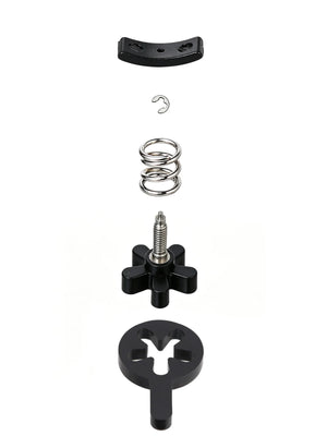 Kit de vis de tension d'accélérateur noir pour moto Harley - vue 5