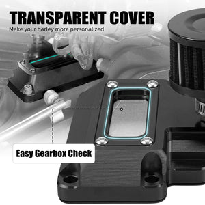 Cache Supérieur de Boîte de Vitesses Ventilé CNC pour Harley Street Glide, Road Glide, Road King – photo 2/8