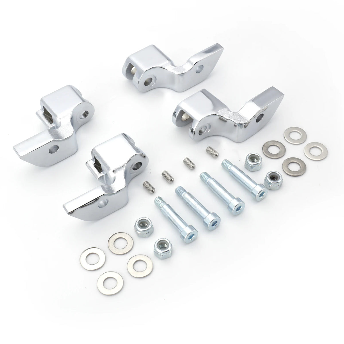 Supports de déport des marchepieds conducteur pour Harley-Davidson Softail Heritage Classic, Fat Boy, Deluxe, Cross Bones, Springer 2000-2017 – photo 7/7