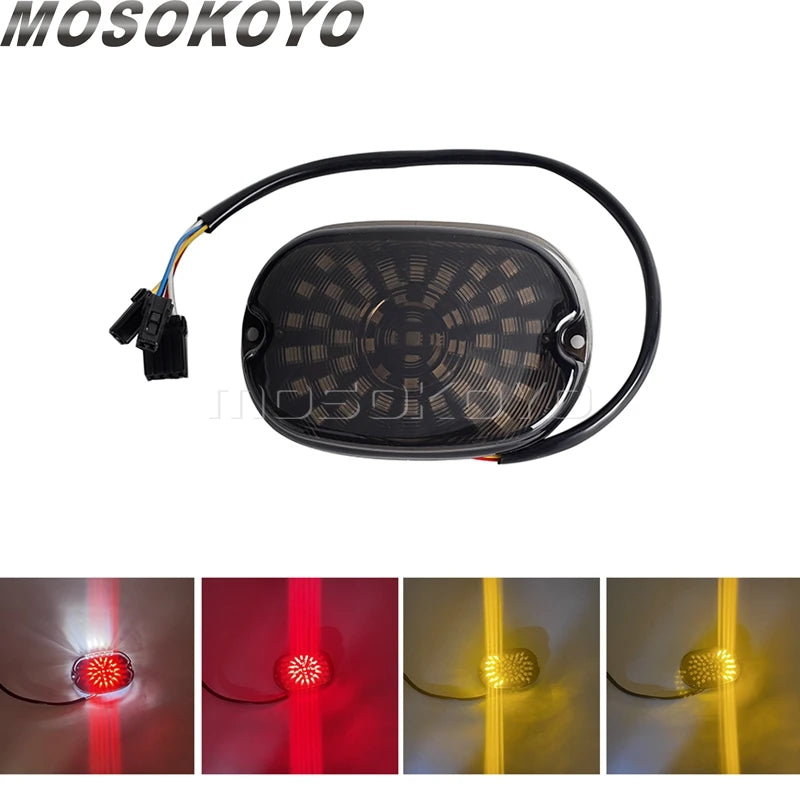 Feu arrière LED fumé pour Harley Softail - vue 7