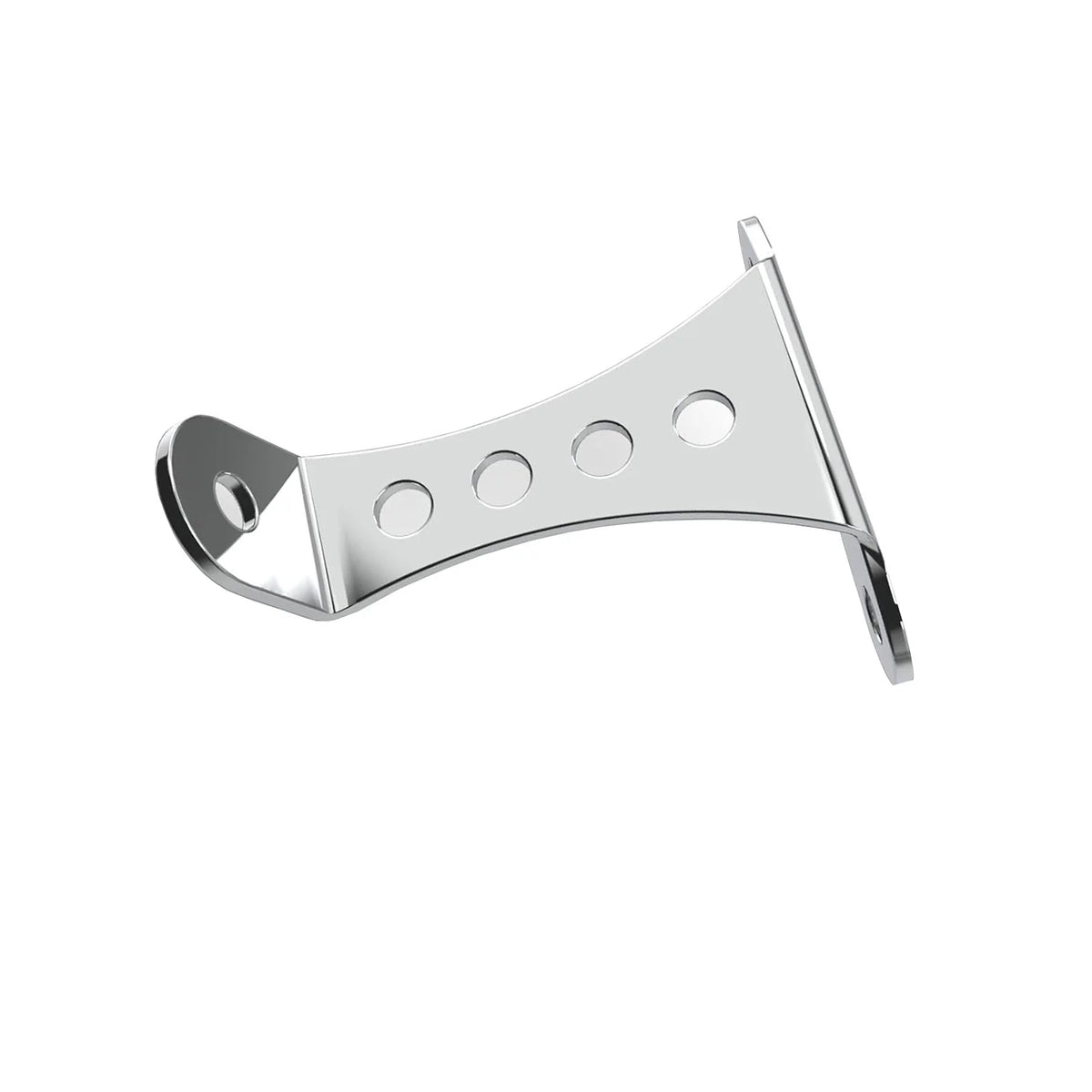 Support de phare bas chromé pour Harley Sportster et Big Twin - vue 5