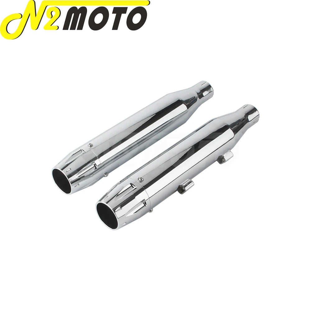 Ligne d'échappement chromée pour Harley Sportster - vue 4