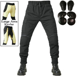 Jean moto homme avec doublure Kevlar amovible - vue 9