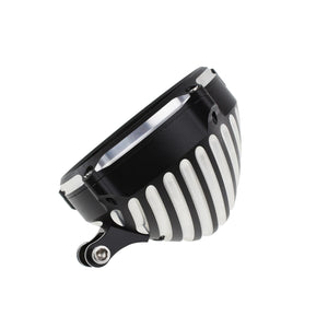 Coque de phare 5,75 pouces alu CNC pour Harley Softail - vue 7