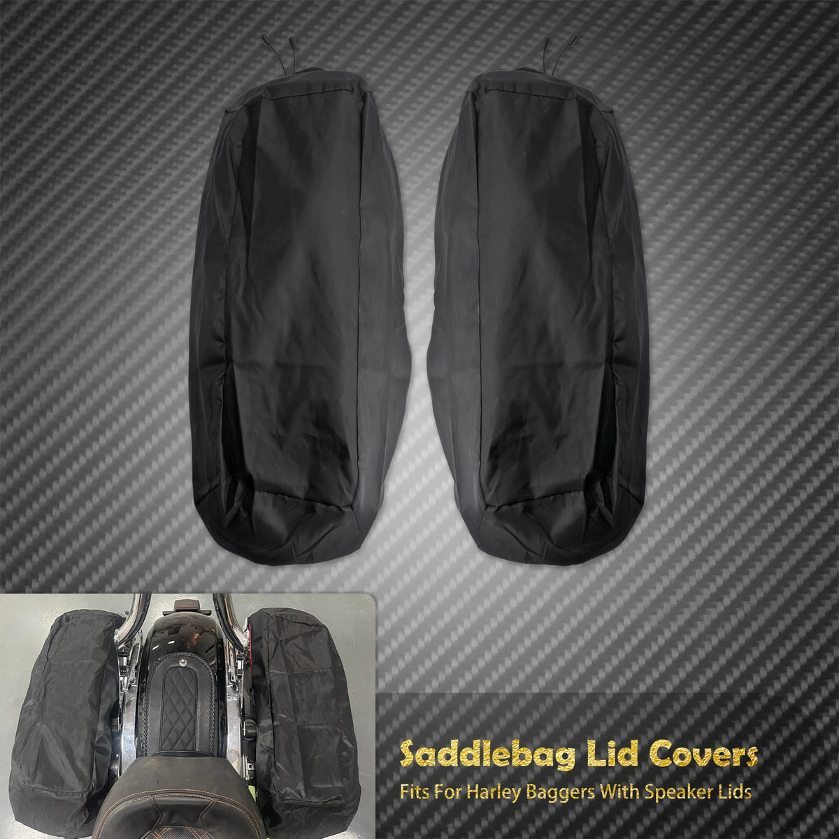 Housses de protection imperméables pour couvercles de sacoches à haut-parleurs - Harley-Davidson Touring 1994-2024 – photo 7/7