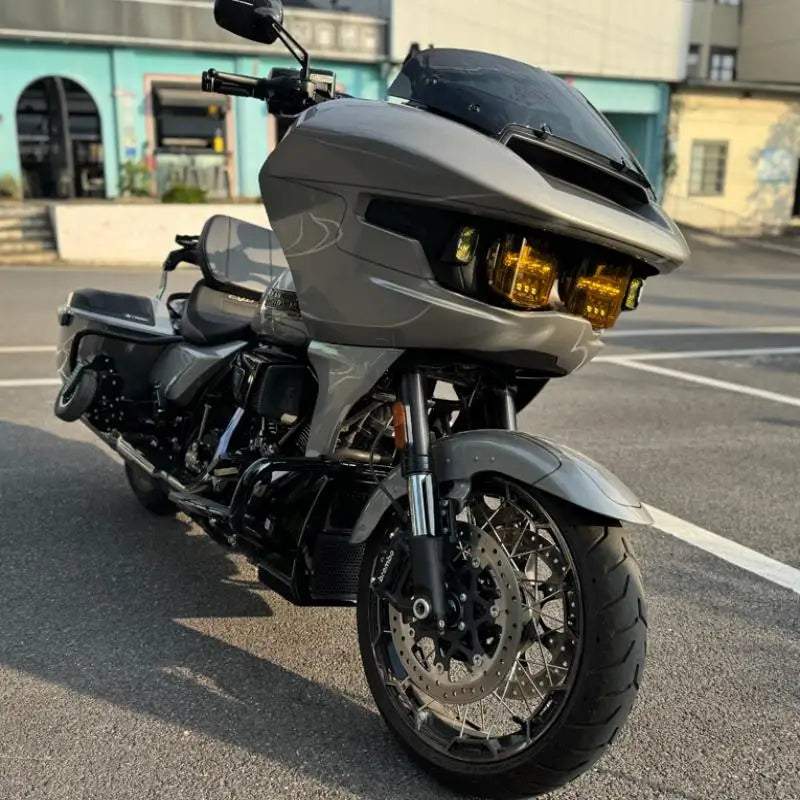 Kit Support de Phares Additionnels + Faisceau Électrique pour Feux LED - Harley-Davidson Road Glide 121 CVO/ST, 117 – photo 5/7