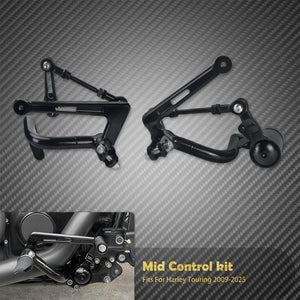 Kit Commandes Centrales avec Tringlerie de Frein/Sélecteur en Aluminium - Harley-Davidson Touring 2009-2025 – photo 7/7