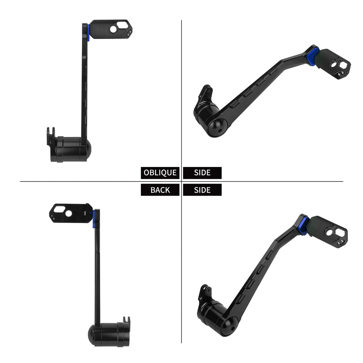 Kit de repose-pieds et levier de vitesse coloré pour Harley-Davidson Touring - vue 5