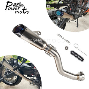 Silencieux slip-on inox et carbone pour Harley Pan America 1250 - vue 1