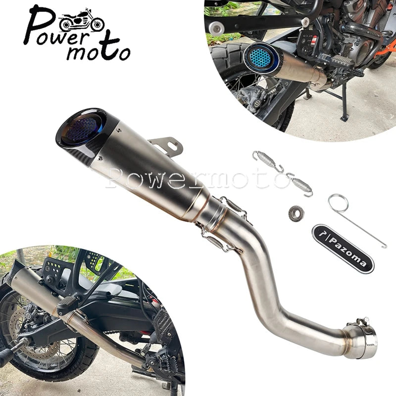 Silencieux slip-on inox et carbone pour Harley Pan America 1250 - vue 1