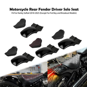 Ensemble garde-boue arrière et selle solo conducteur - Harley-Davidson Softail 2018-2025 – photo 1/10