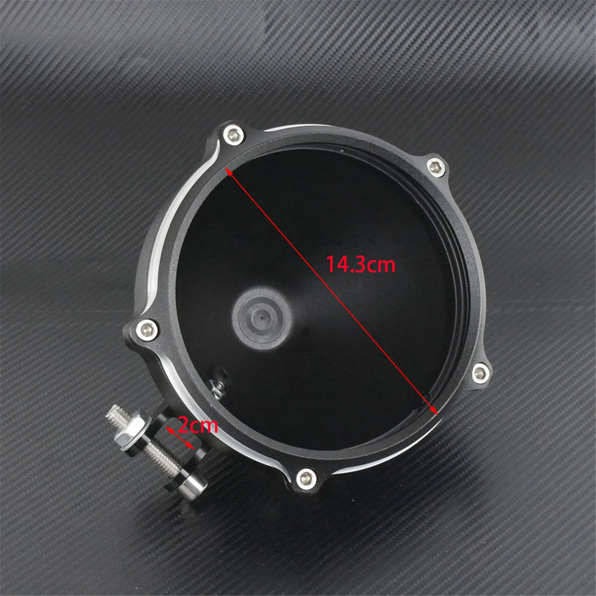 Carter/Cache de Phare 5,75" avec Support de Fixation Basse - Harley-Davidson Sportster, Dyna, Softail – photo 5/9