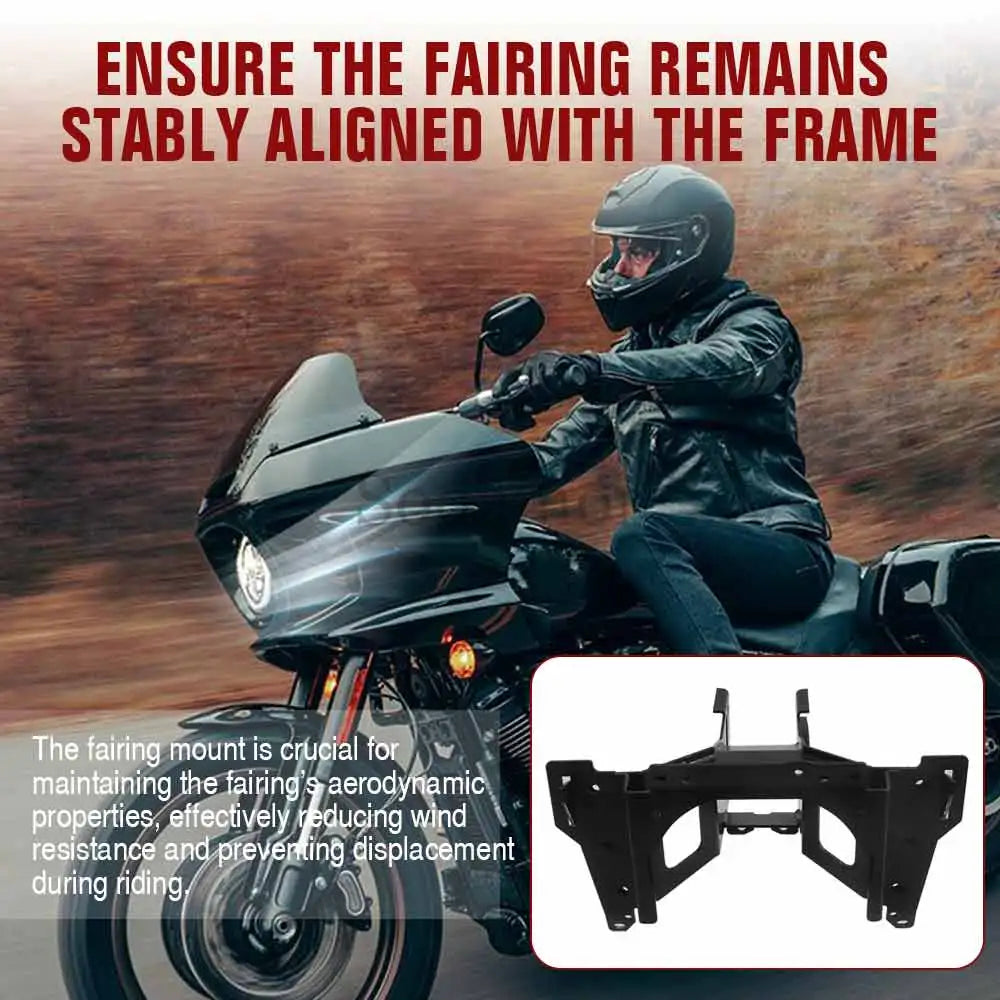 Support de fixation de carénage noir pour moto Harley-Davidson - vue 5