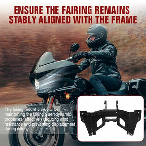 Support de fixation de carénage noir pour moto Harley-Davidson - vue 5