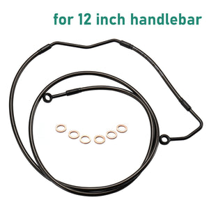 Durite de Frein Avant Supérieure Tressée Inox - Harley-Davidson Touring ABS 2008-2013 – photo 8/12