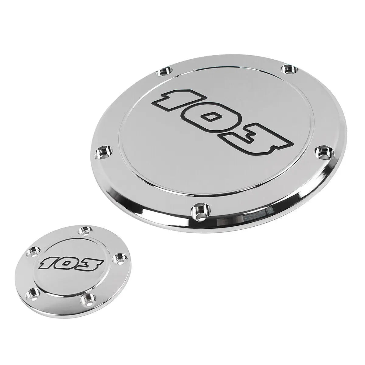 Cache derby et cache timer 103 pour Harley Dyna Softail Touring - vue 2