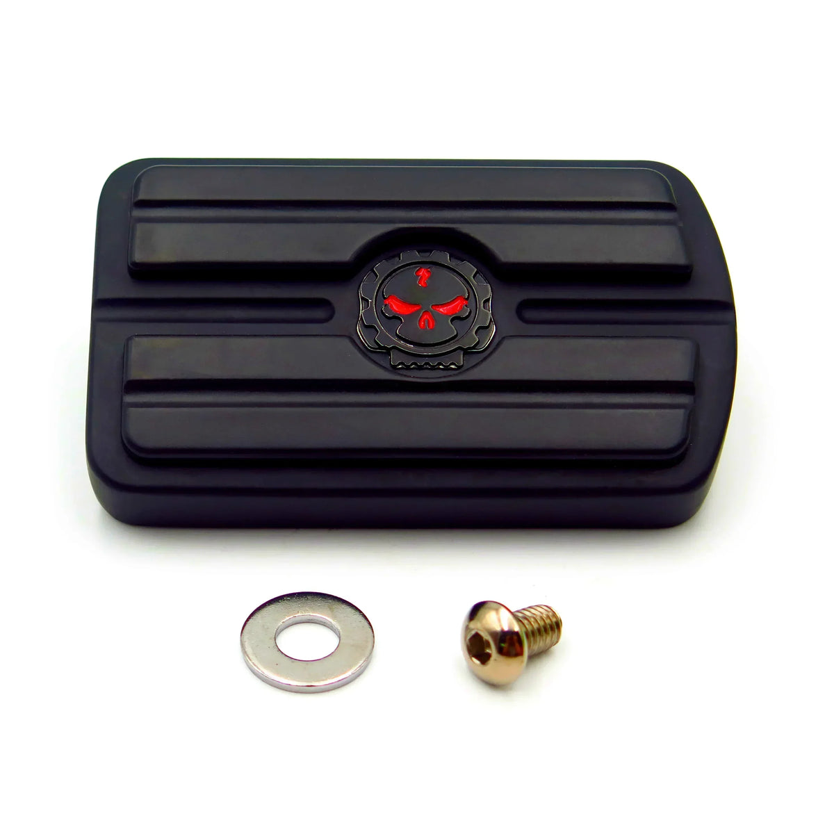 Grande pédale de frein tête de mort pour Harley-Davidson FLHTK Touring, Softail Fat Boy FLSTF/FLSTFB et Street Glide FLHXSE CVO – photo 7/10