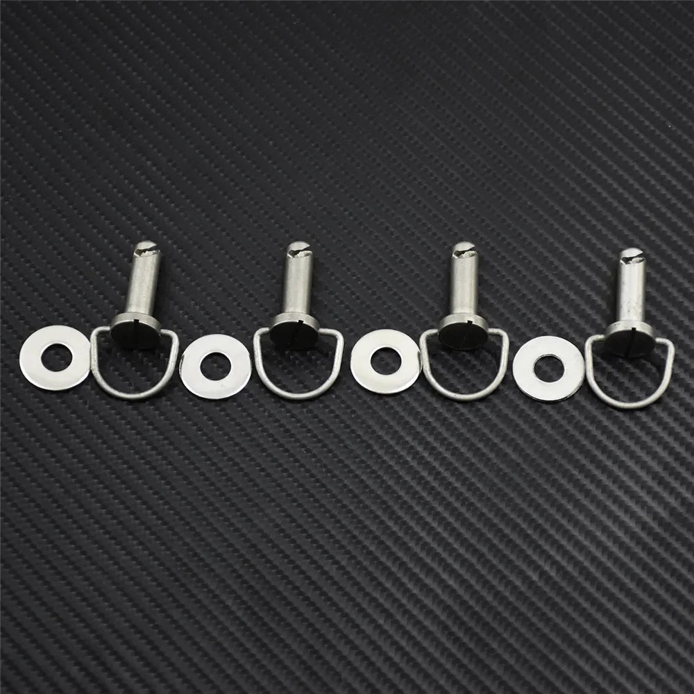 Kit de Fixations Chromées pour Sacoches Rigides Harley (4 pièces) - vue 4