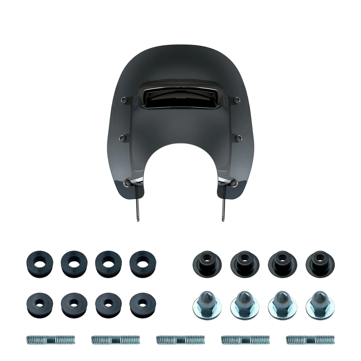 Pare-brise fumé détachable pour Harley Road King - vue 2