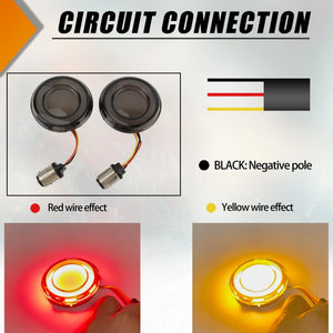 Inserts de clignotants LED pour Harley Touring Dyna - vue 7