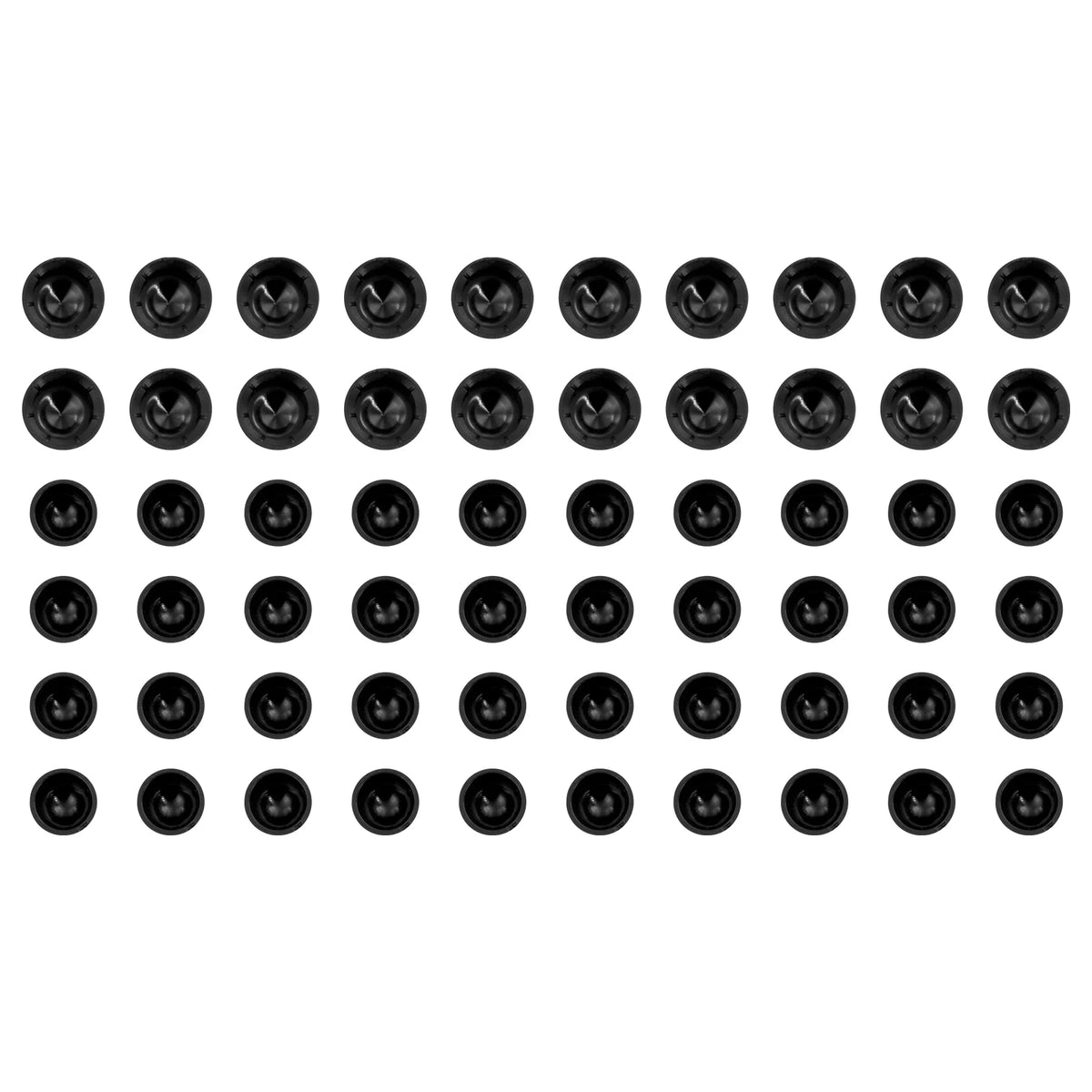 Lot de caches de boulons moteur chromés pour moto Harley-Davidson - vue 5
