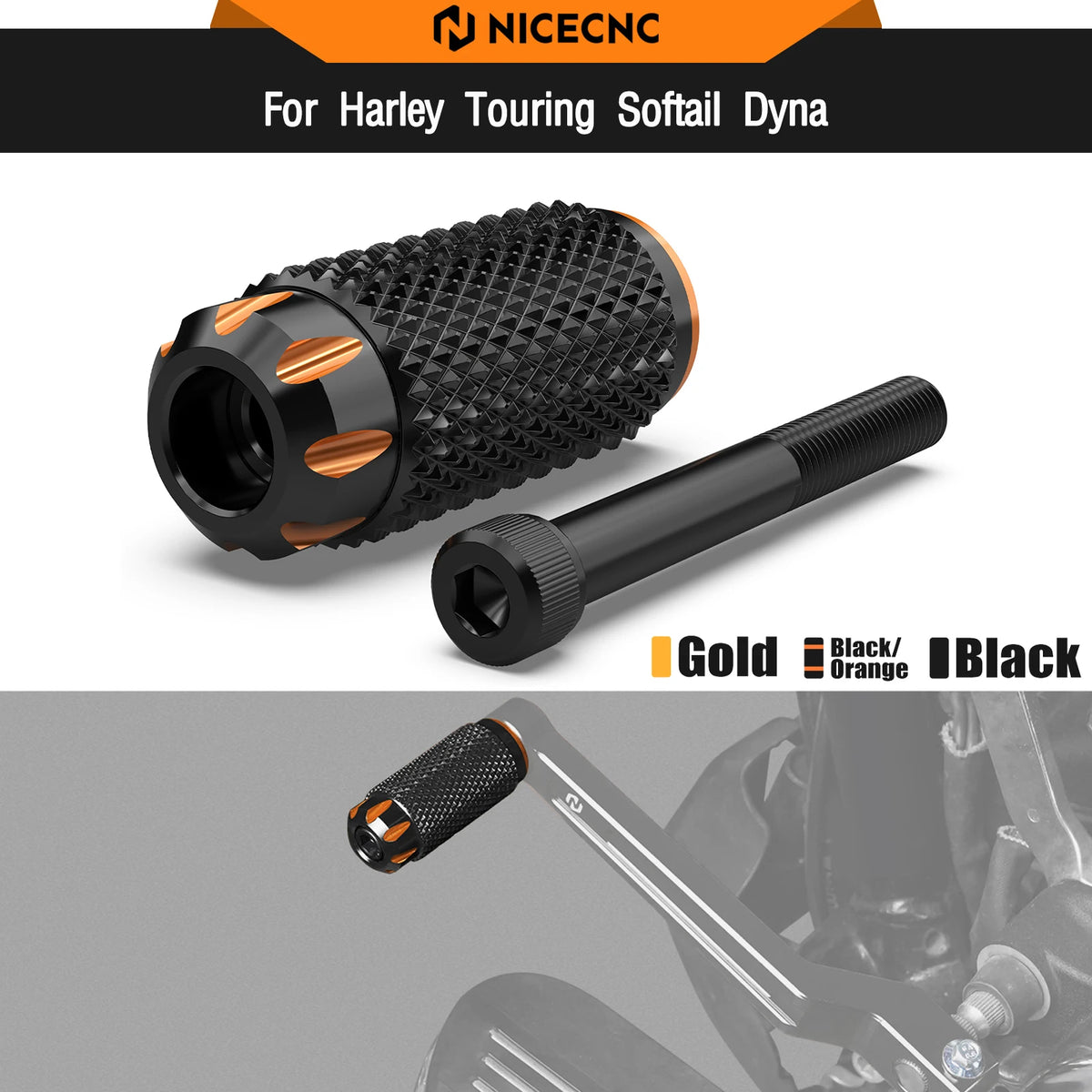 Poignées Électroniques 1'' pour Guidon - Harley-Davidson Touring, Softail Breakout, Low Rider 2008-2025 – photo 1/12
