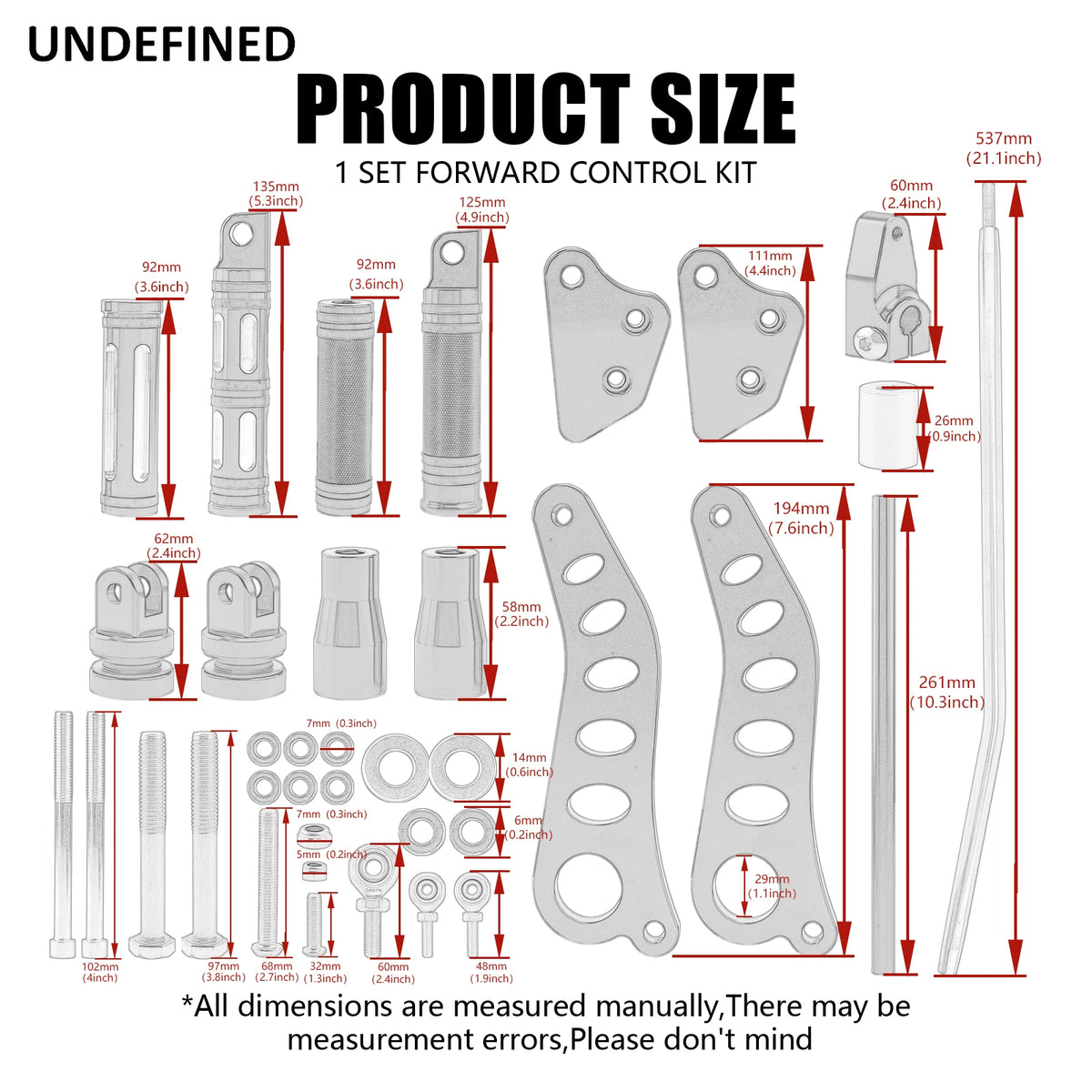 Kit commandes avancées, repose-pieds chrome et noir en aluminium pour Harley-Davidson Dyna Street Bob FXDB 2006-2017, Super Glide 2000-2015 FXDF – photo 5/10