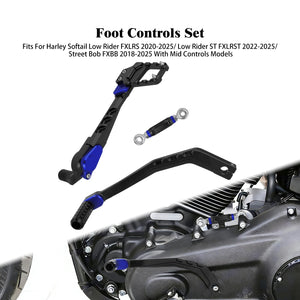 Kit de commandes au pied coloré en aluminium pour Harley-Davidson Softail - vue 10