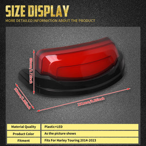 Feu LED de bout de garde-boue arrière (fender tip light) pour Harley-Davidson Touring, Ultra Limited 2014-2023 – photo 6/10