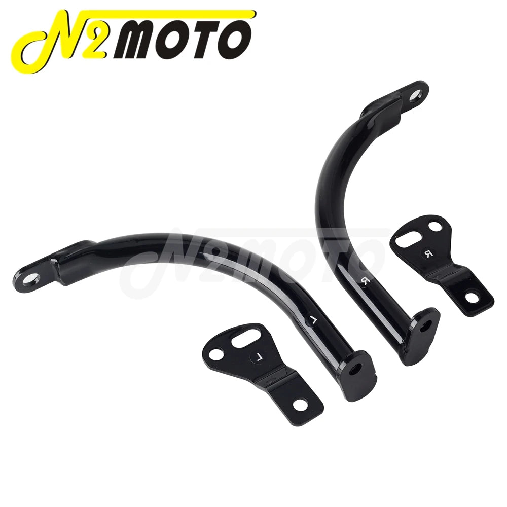 Kit de barres de support de carénage noir pour Harley-Davidson Low Rider ST - vue 4